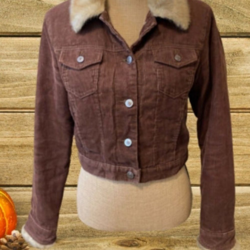 XL Arizona Jean Co Cropped Jacket